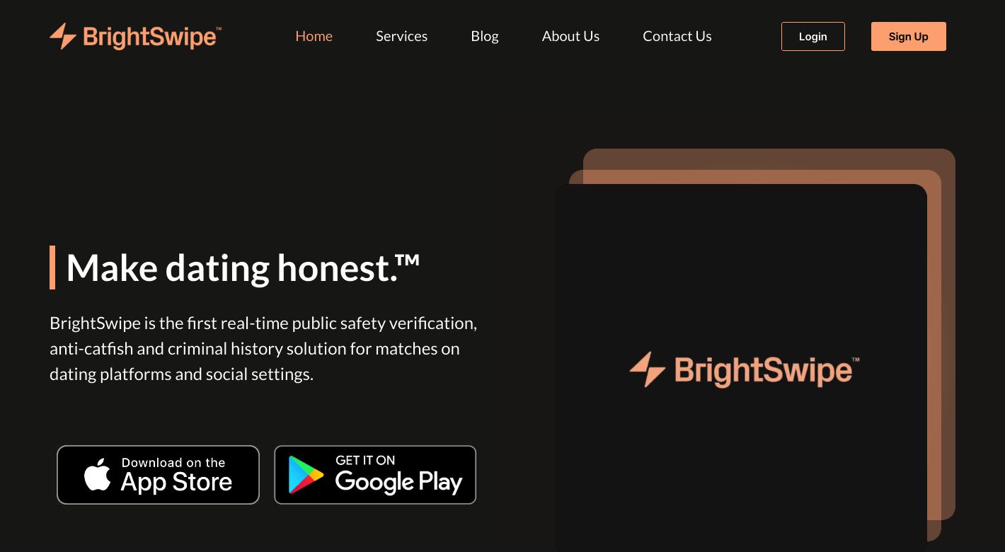BrightSwipe Website