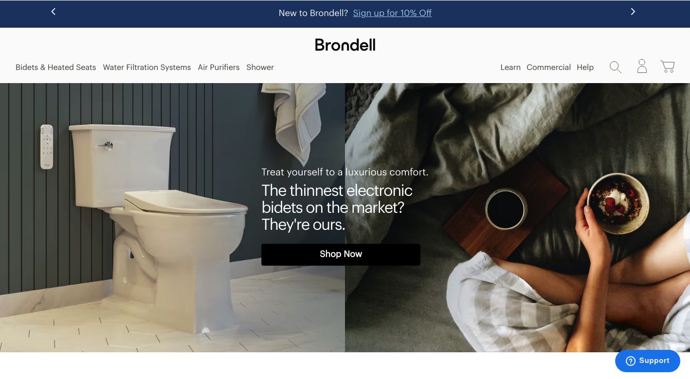 Brondell Website