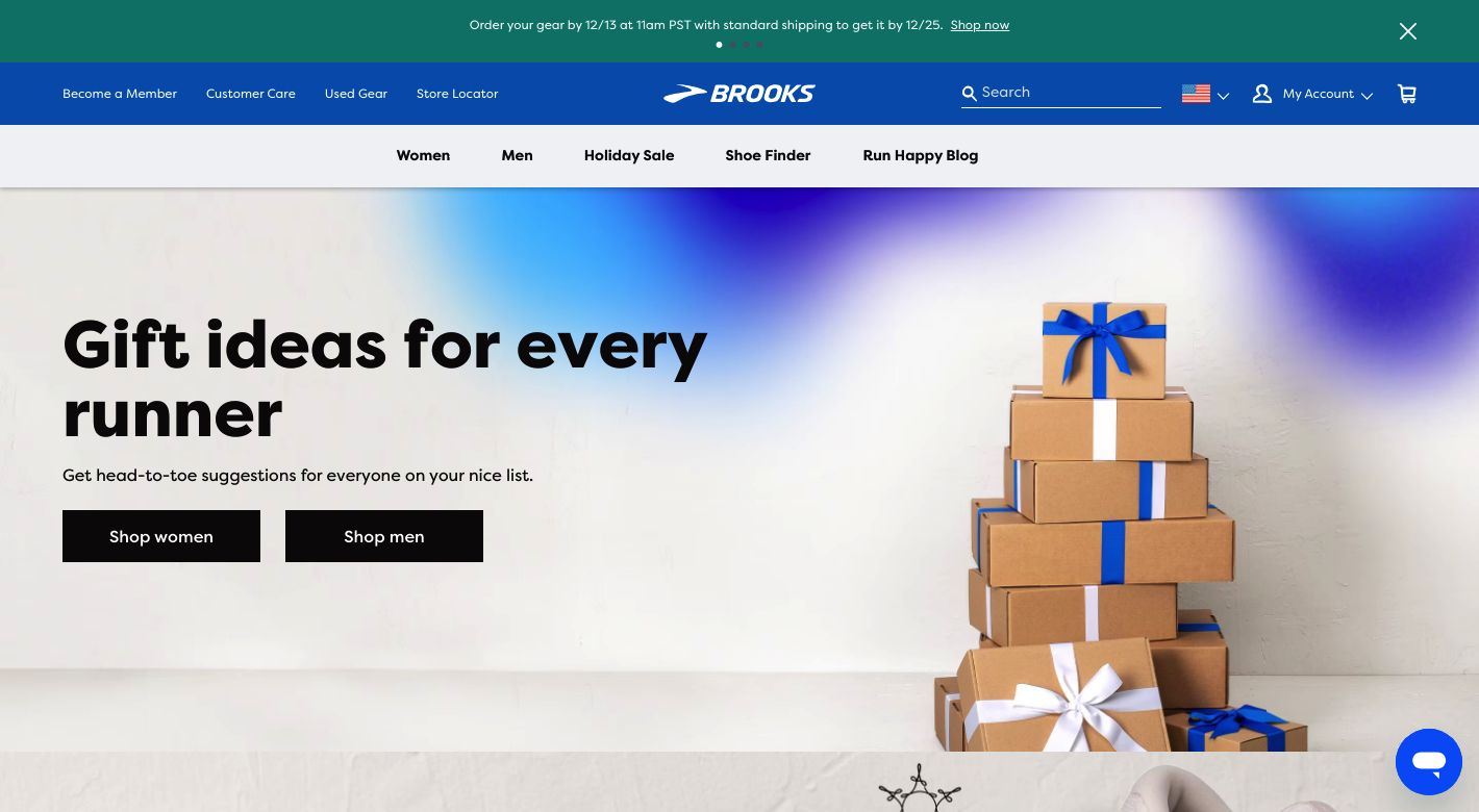 Brooks Running Website