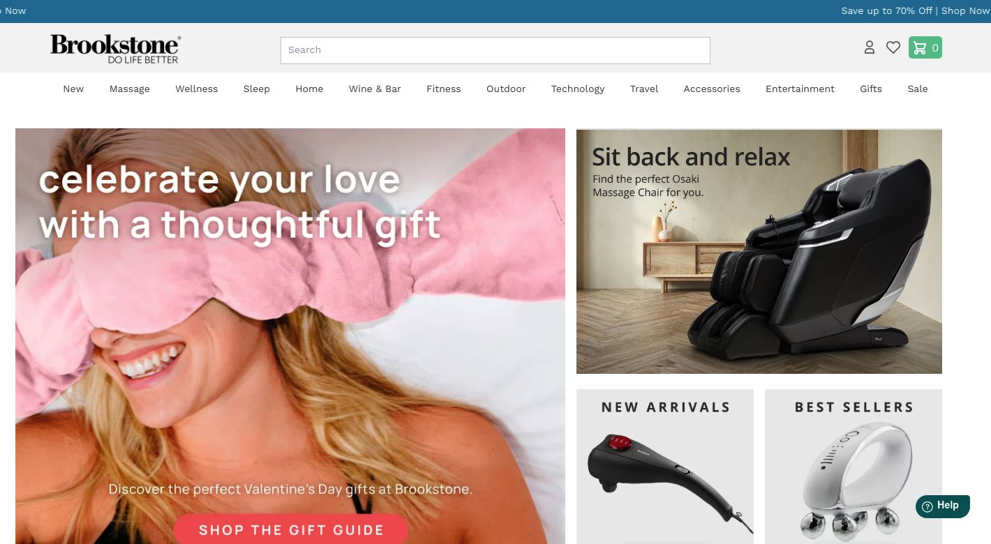 Brookstone Website