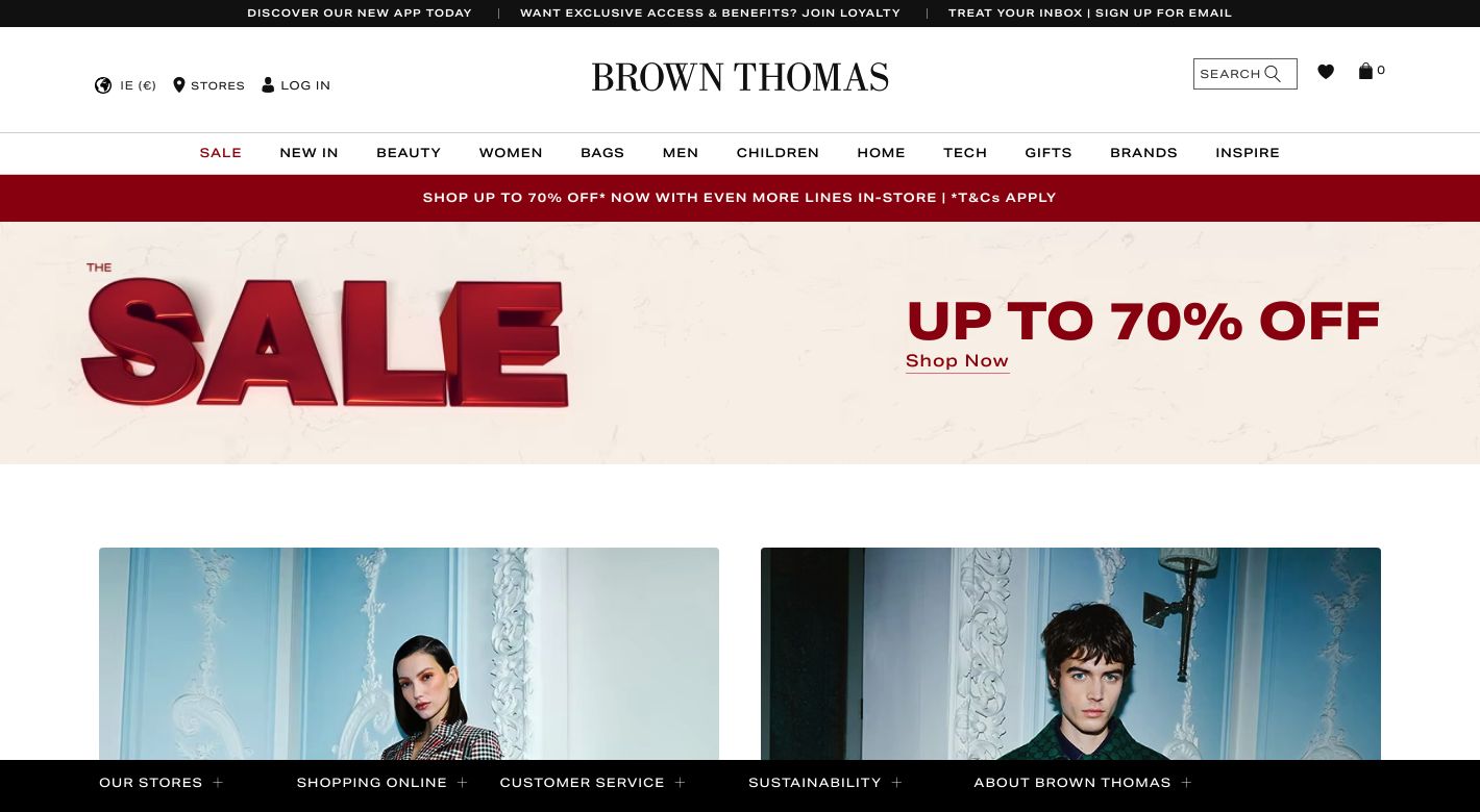 Brown Thomas Website