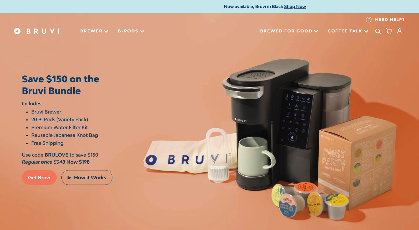 Bruvi Website