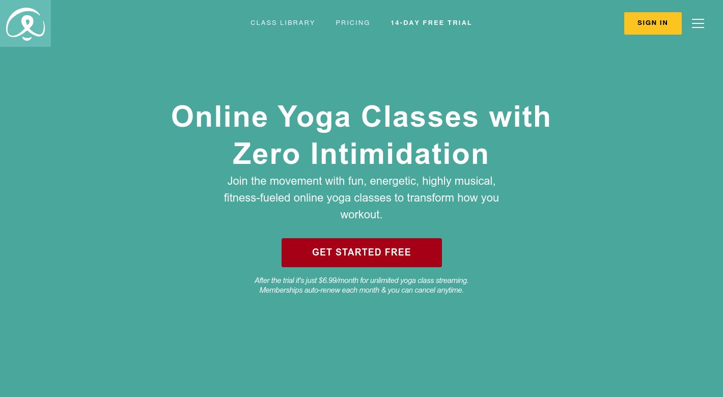 Bulldog Online Yoga & Fitness Website