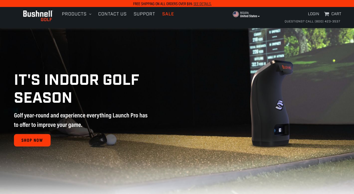 Bushnell Golf Website