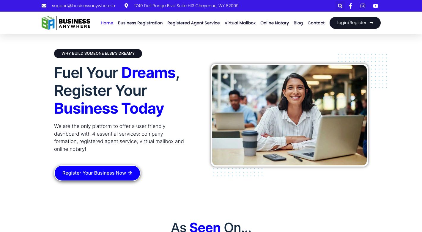 BusinessAnywhere Website