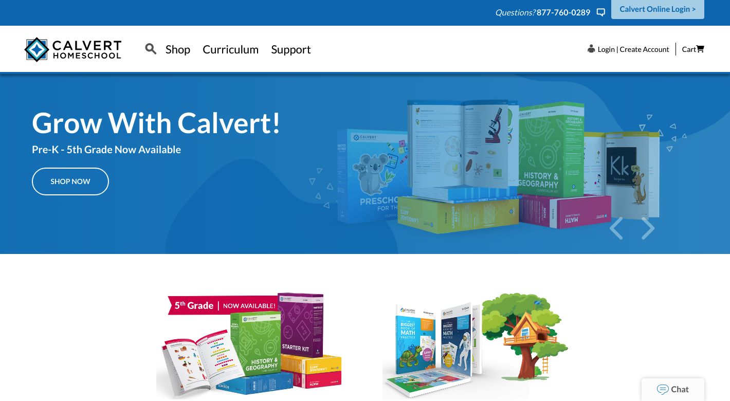 Calvert Homeschool Website