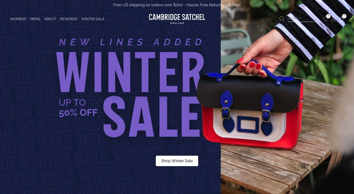 Cambridge Satchel Website