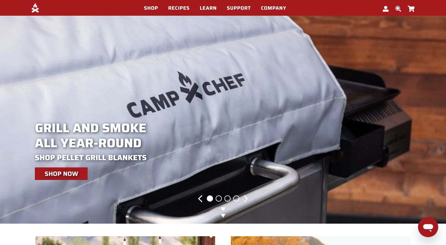 Camp Chef Website