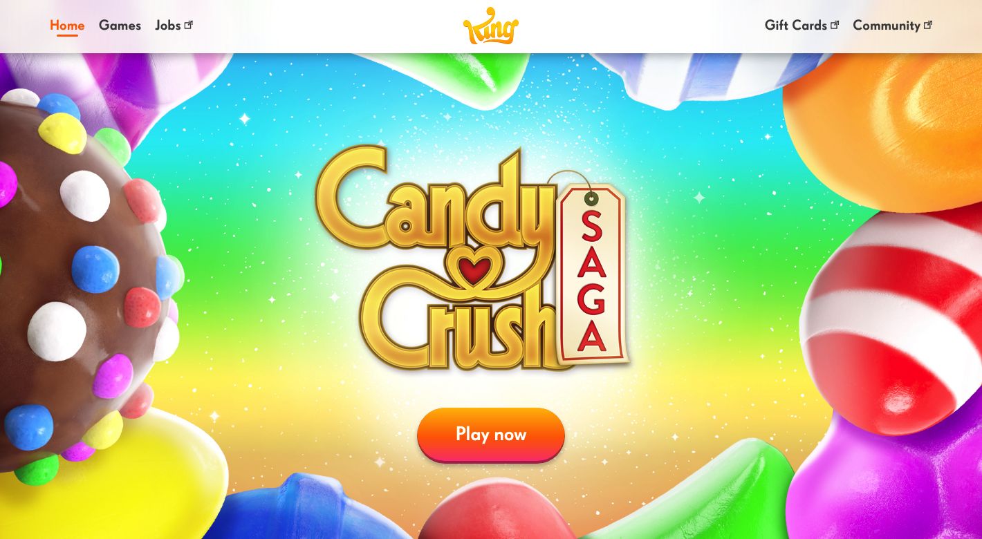 Candy Crush Soda Website