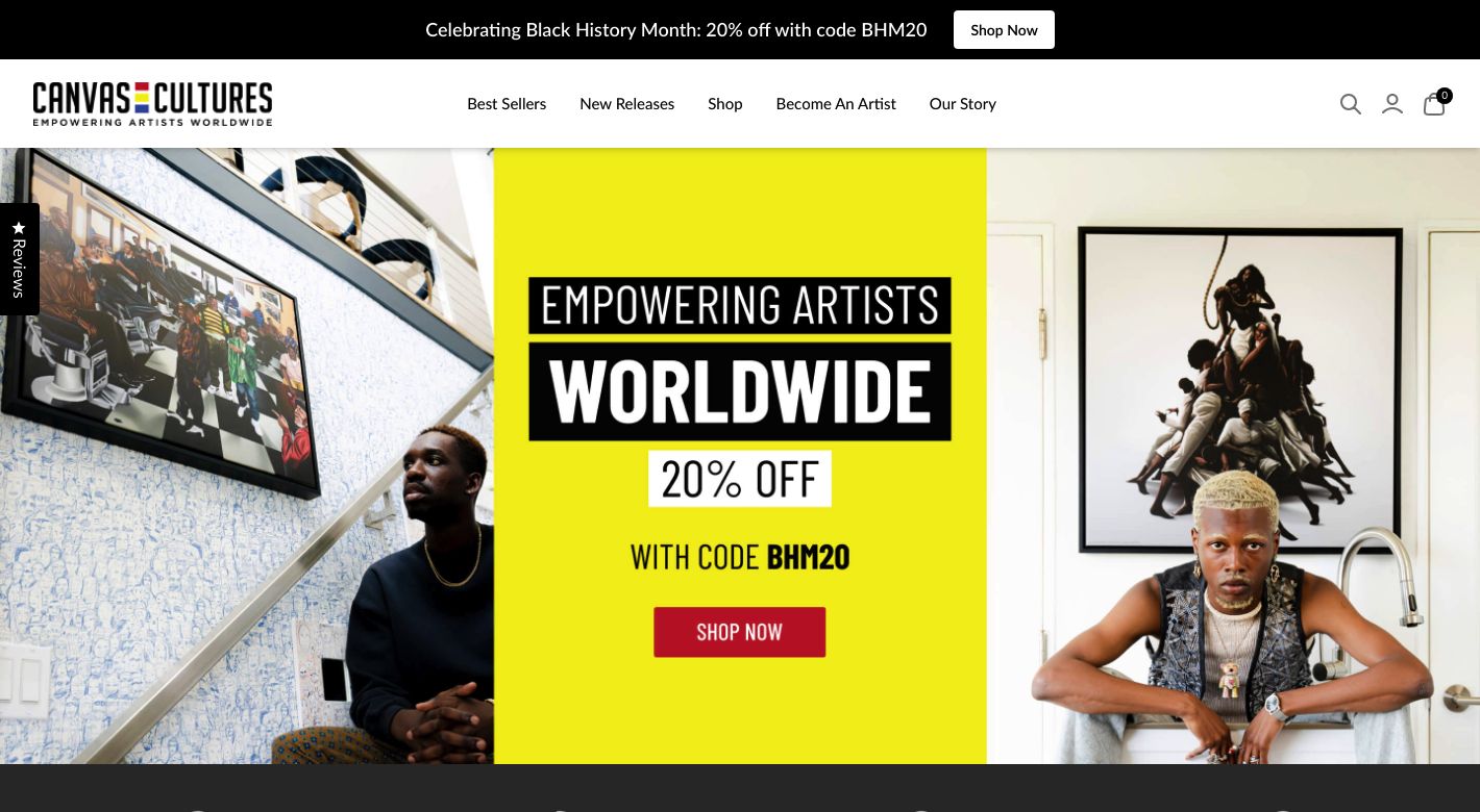 Canvas Cultures Website