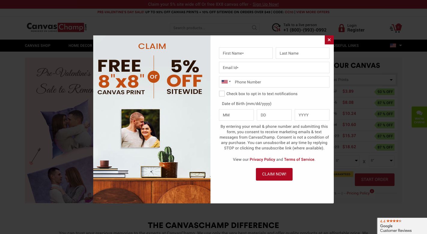 CanvasChamp Website