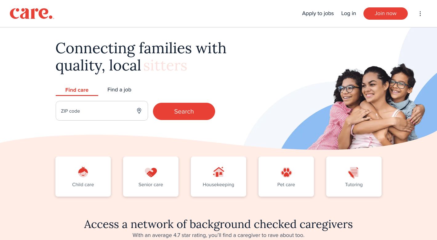 Care.com Website