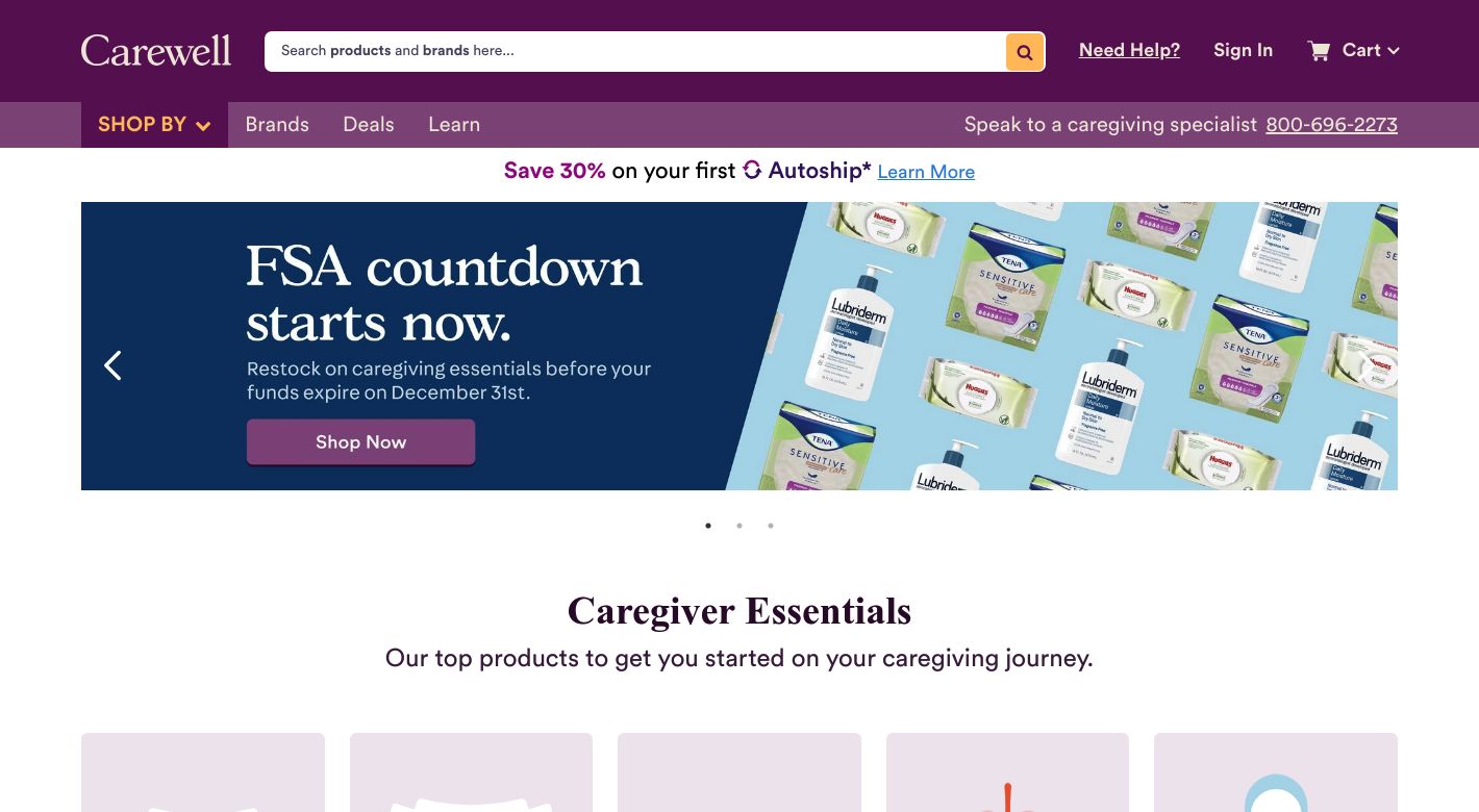 Carewell Website