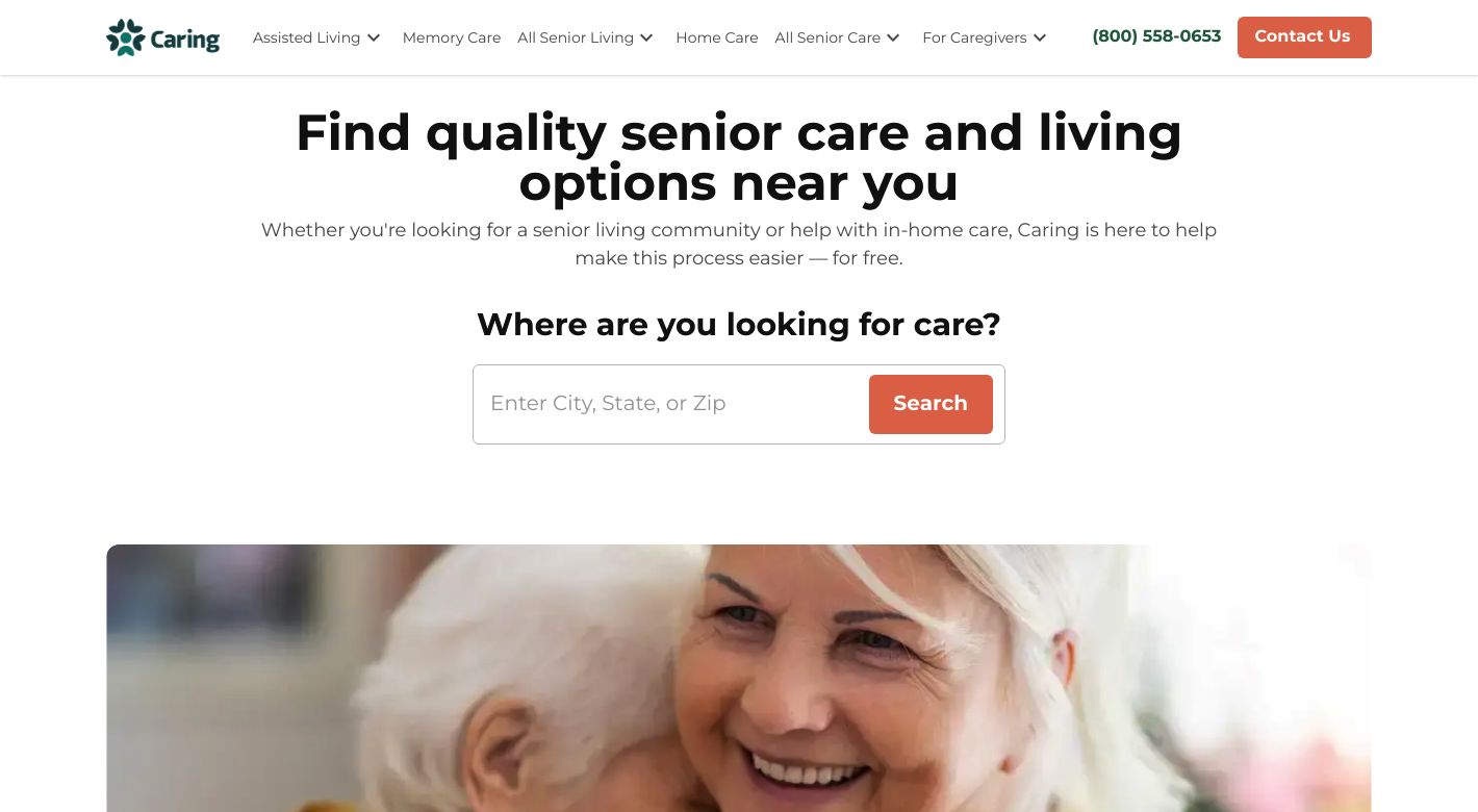 Caring.com Website