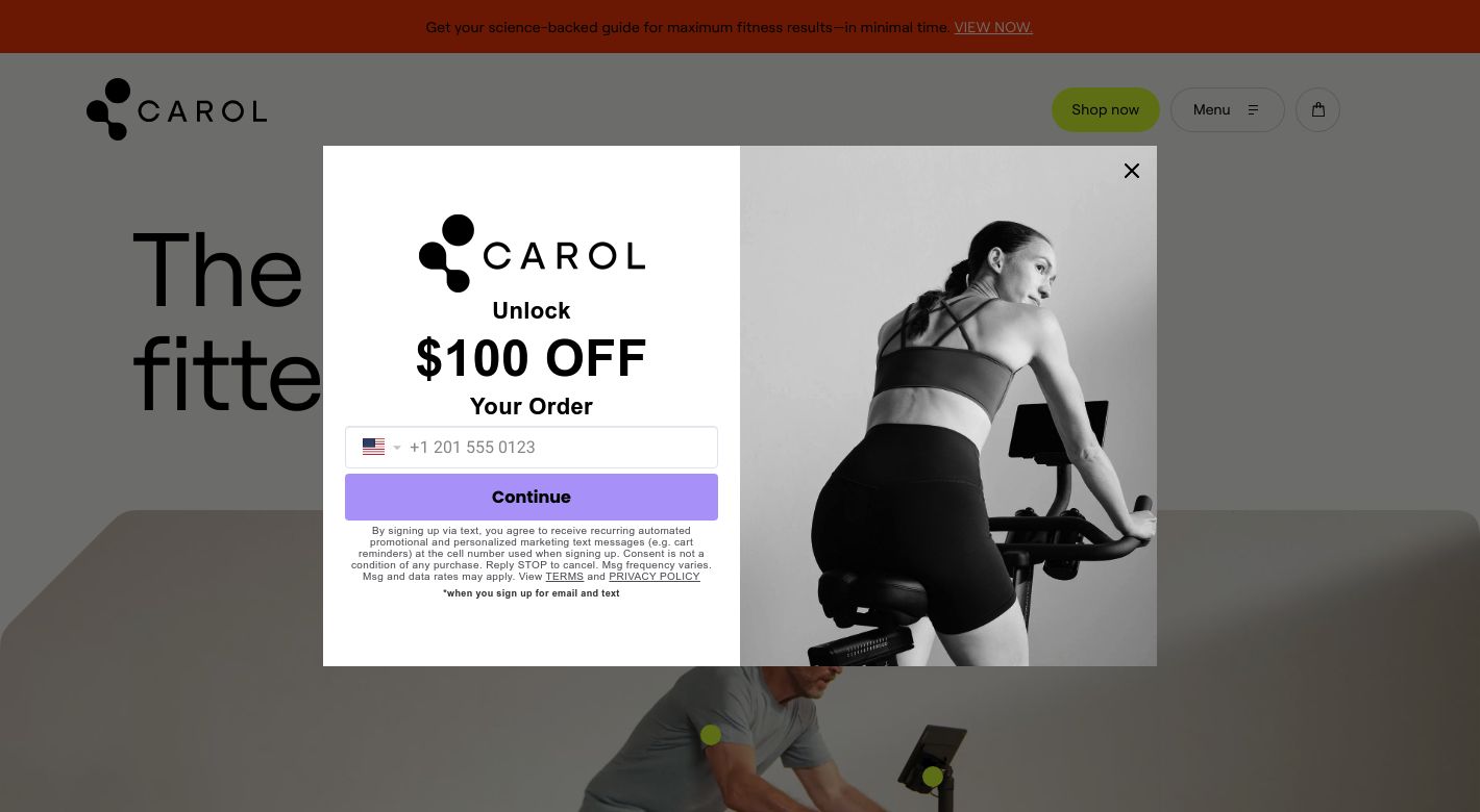 CAROL Bike Website