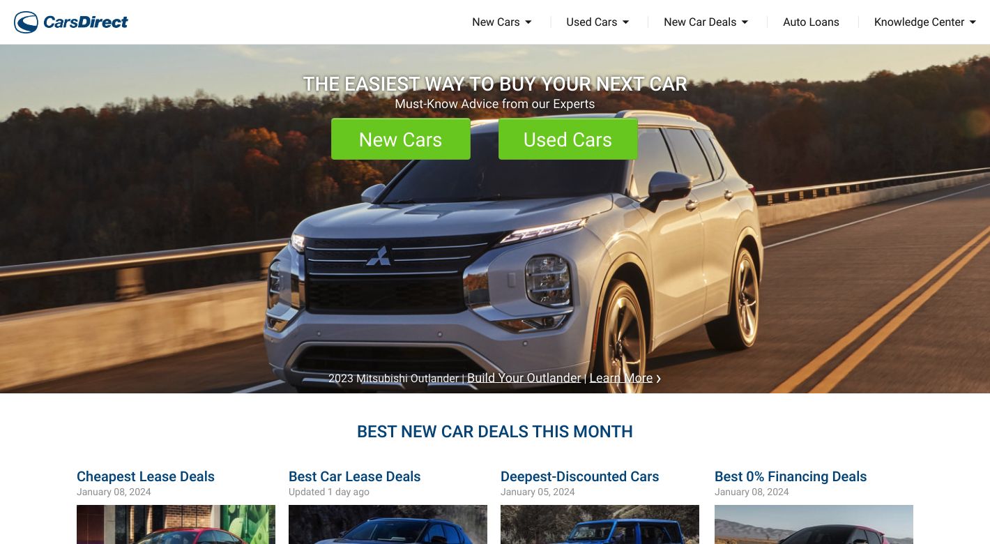 CarsDirect Website