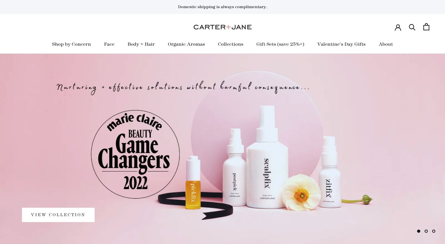 Carter + Jane Website