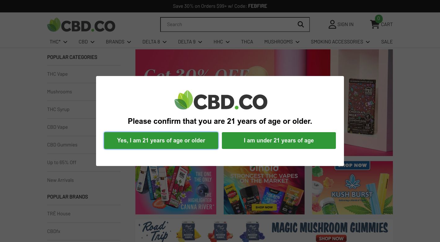 CBD.co Website