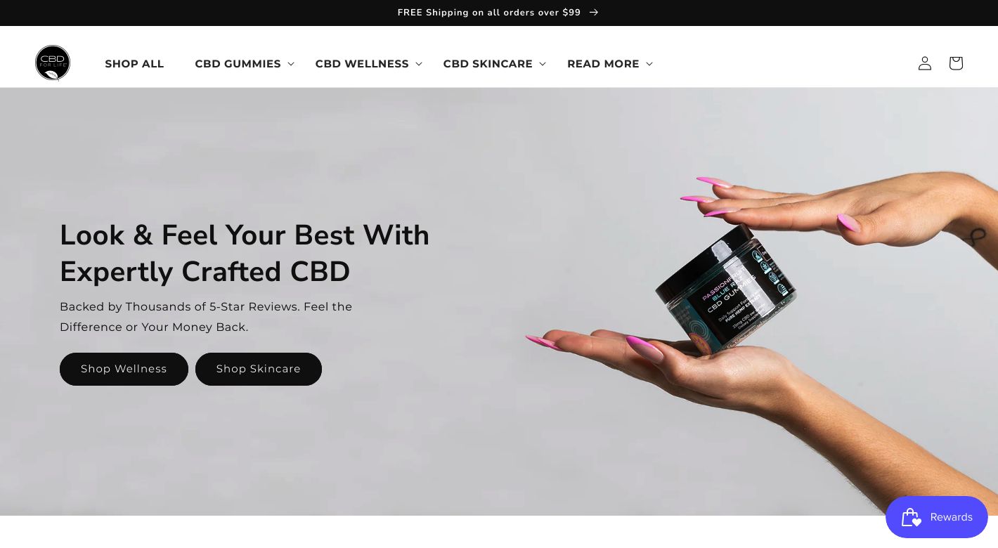 CBD For Life Website