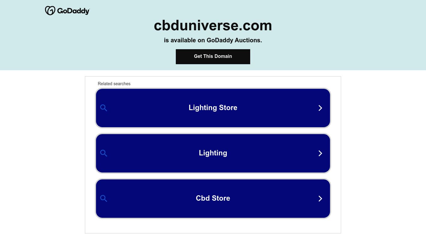 CBD Universe Website