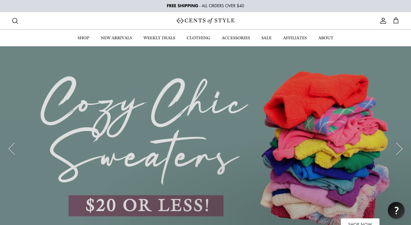 Cents of Style Website