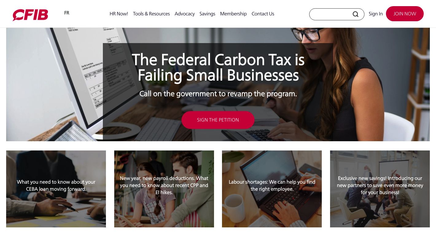 CFIB Website