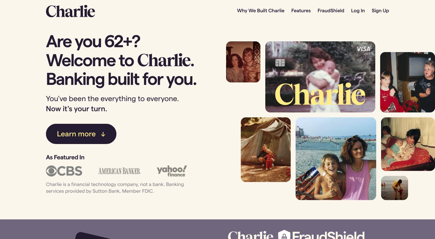 Charlie Financial Website