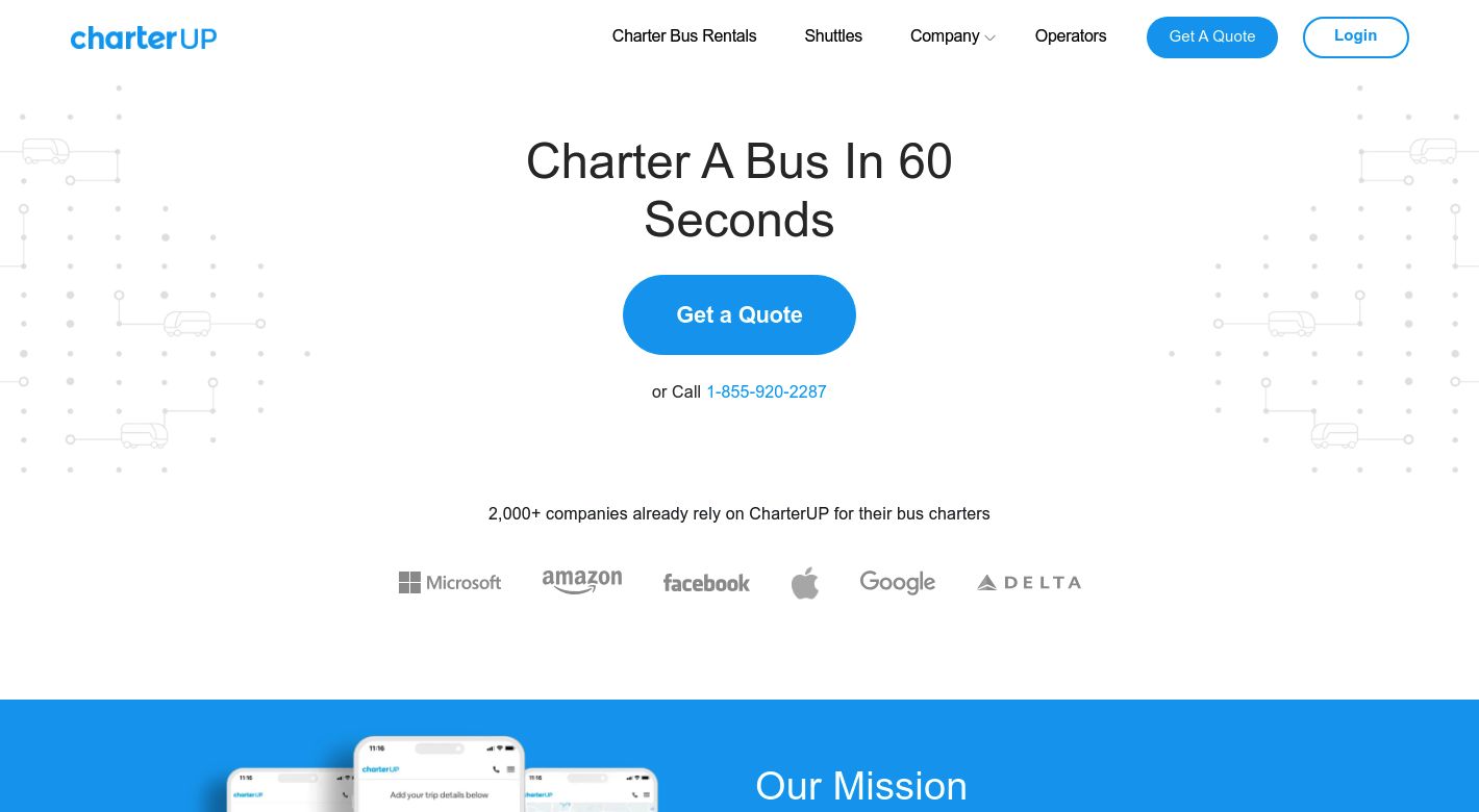 CharterUP Website