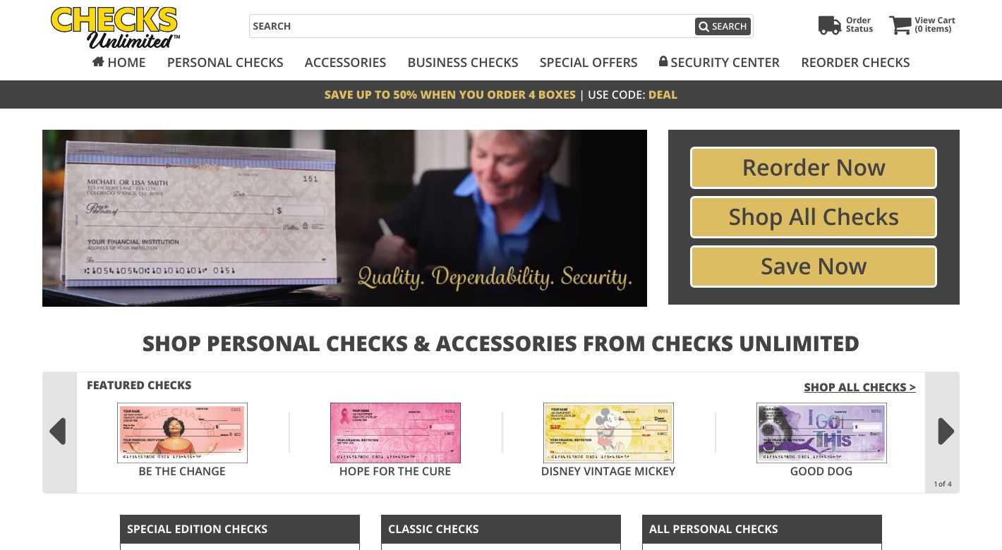Checks Unlimited Website