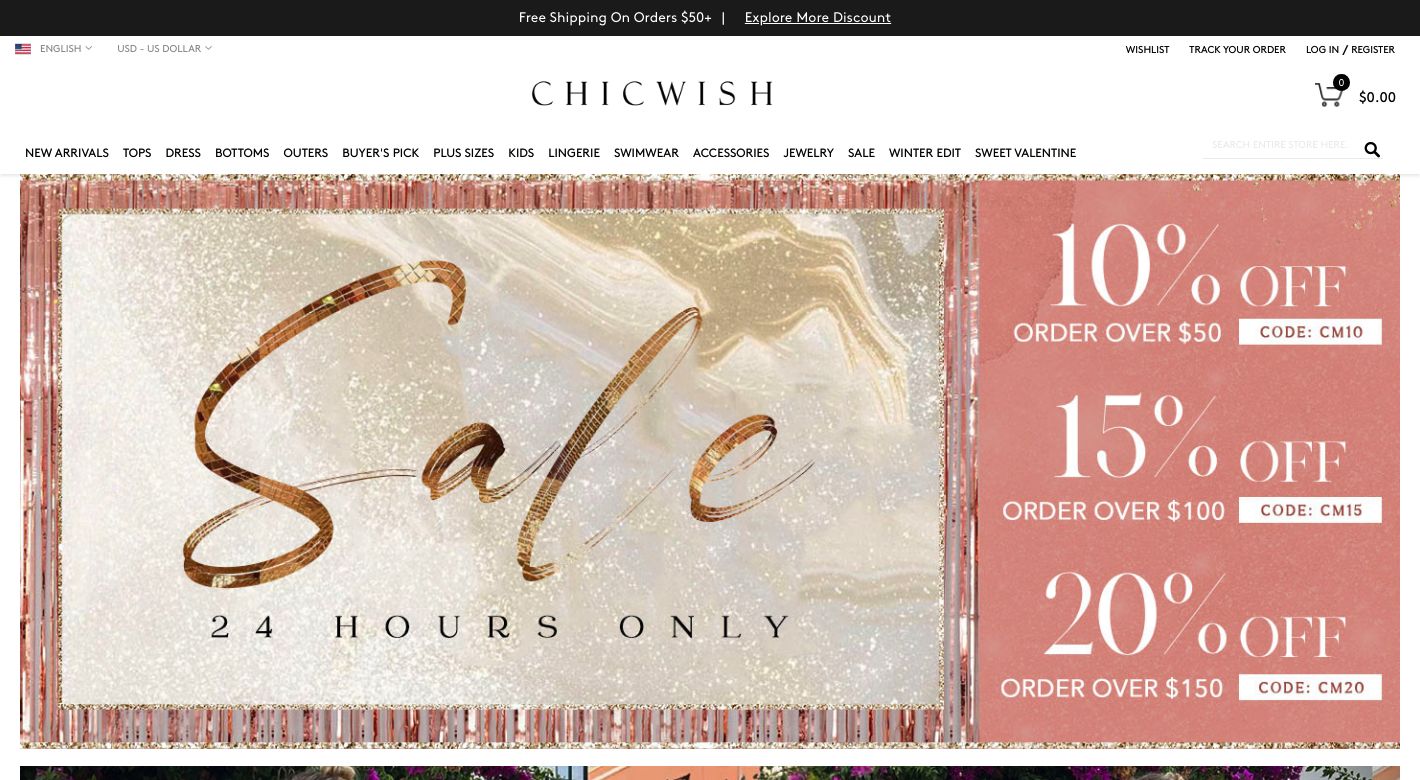 Chicwish Website