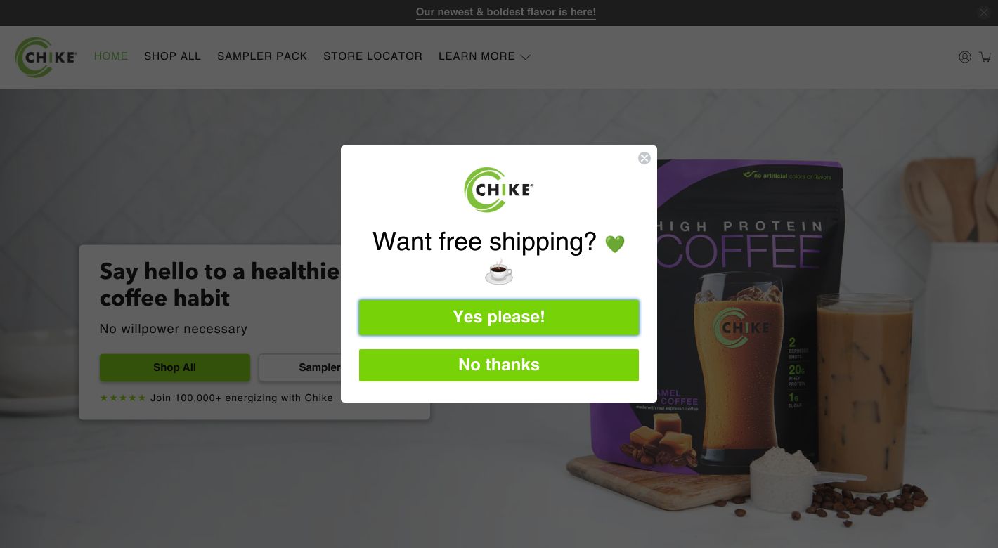 Chike Nutrition Website