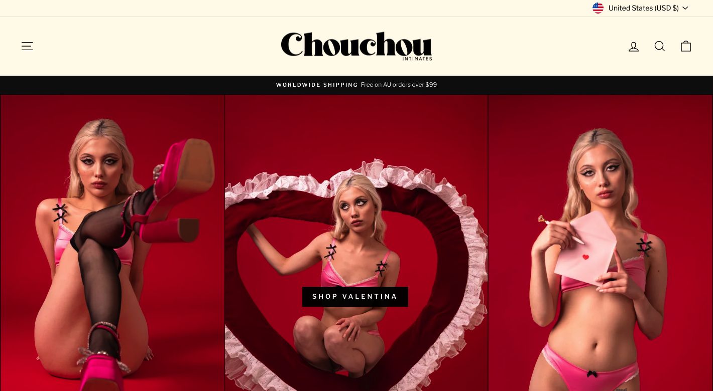 Chouchou Intimates Website