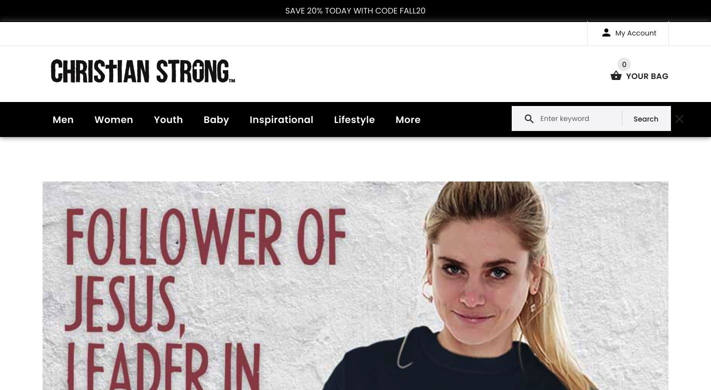 Christian Strong Website