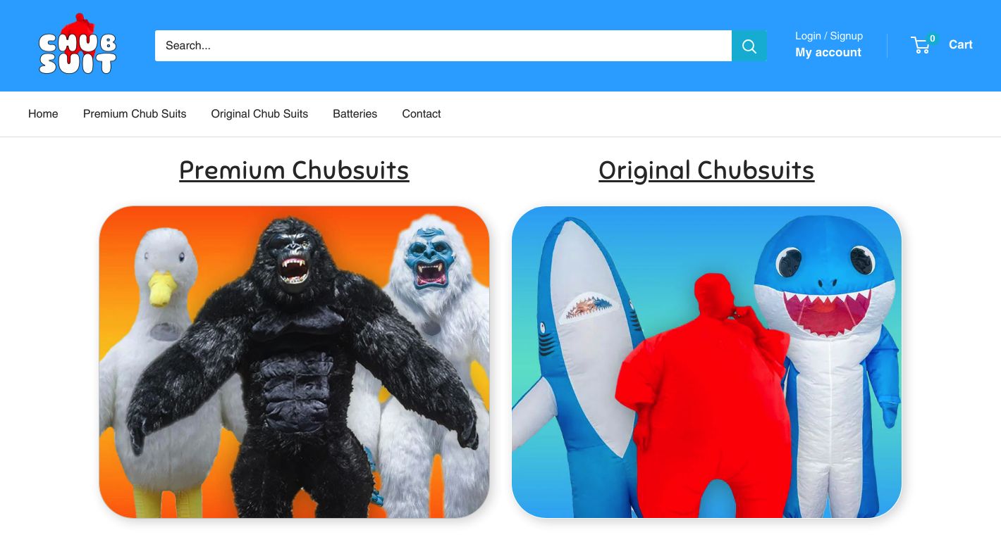 Chubsuit.com Website