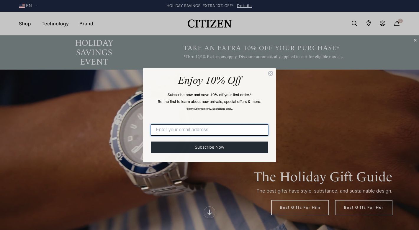 Citizen Watch Website