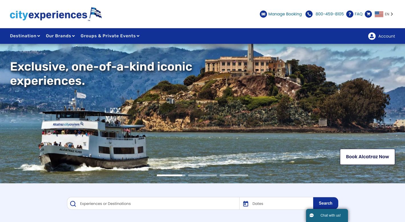 City Experiences Website