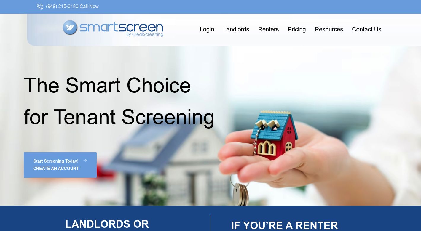ClearScreening Website
