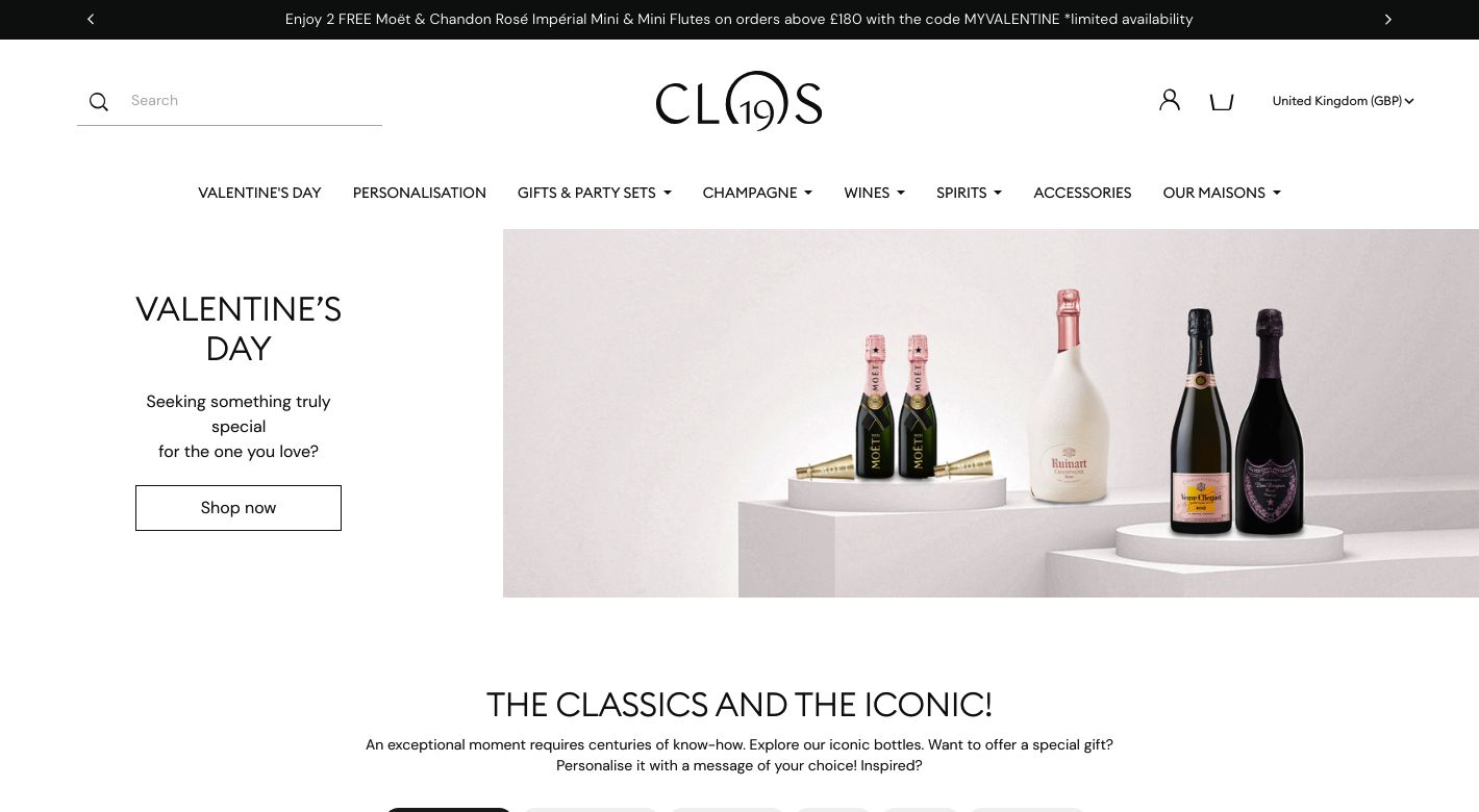 Clos19 Website