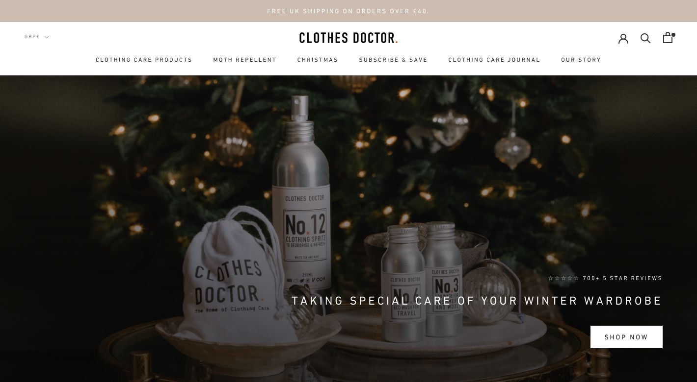 Clothes Doctor Website