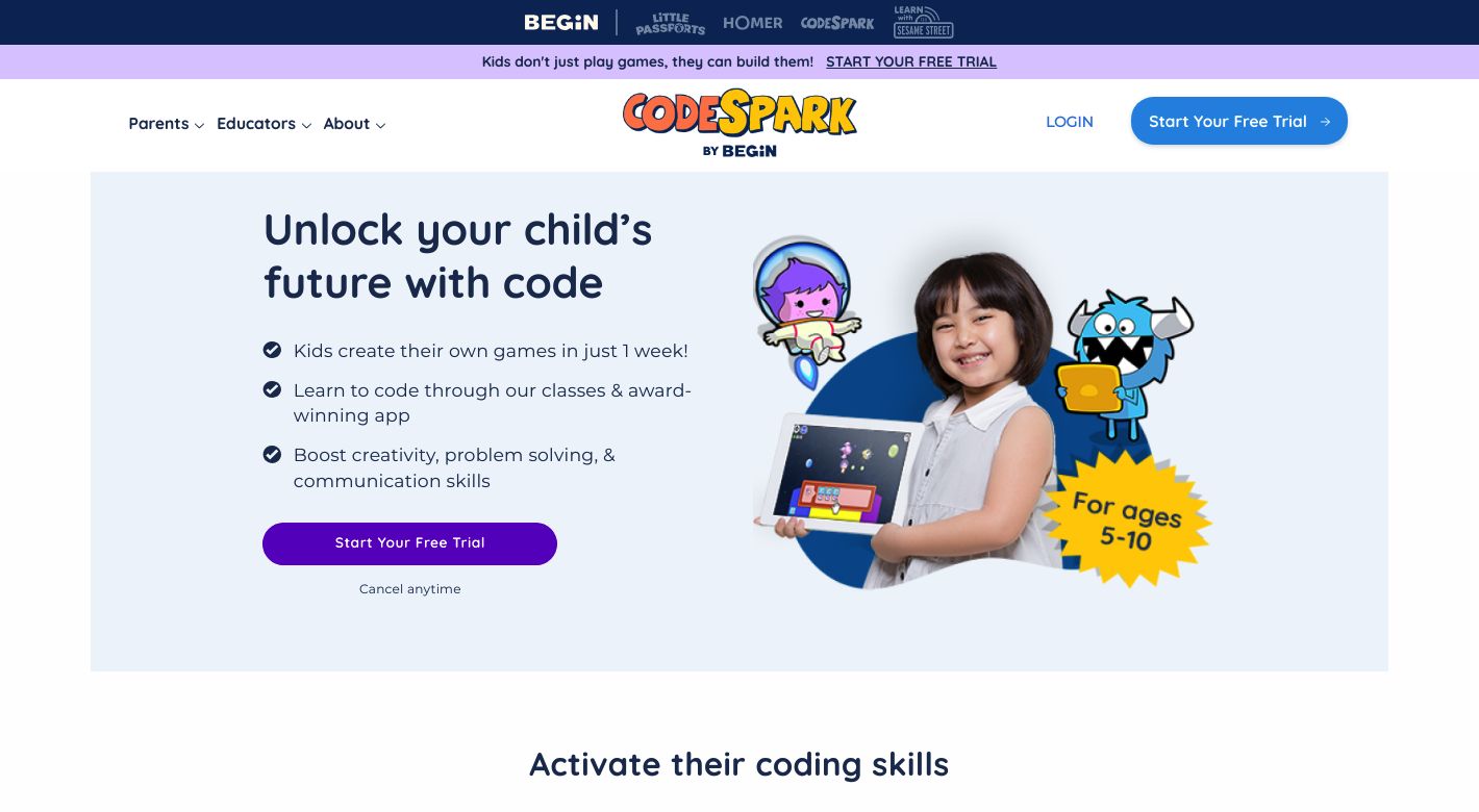 codeSpark Website