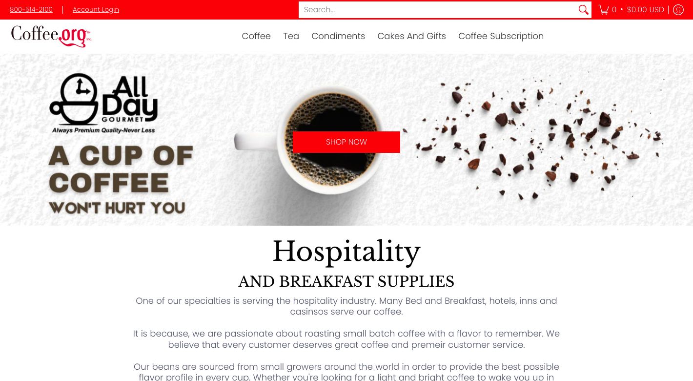 Coffee.org Website