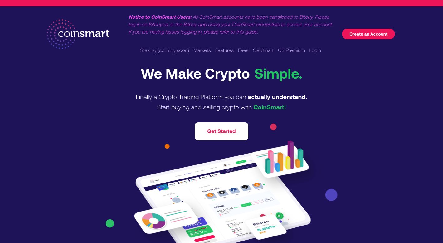 CoinSmart Website