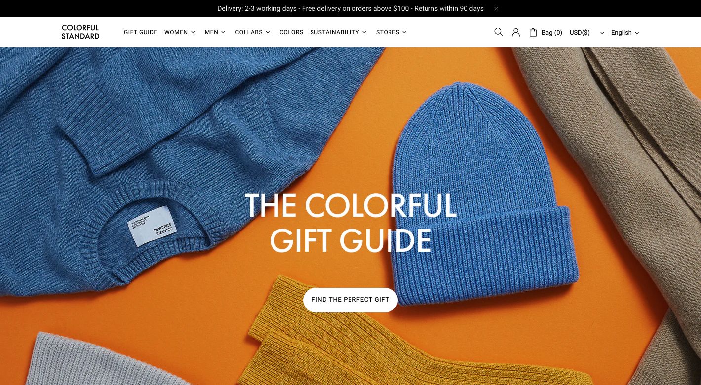 Colorful Standard Website