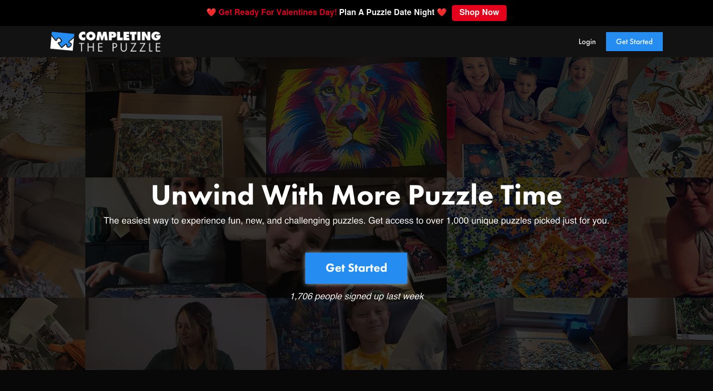 Completing the Puzzle Website