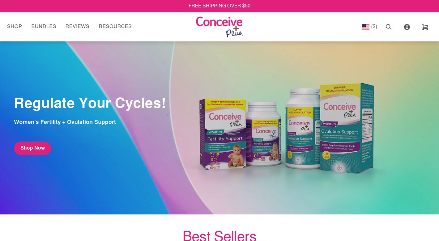 Conceive Plus Website