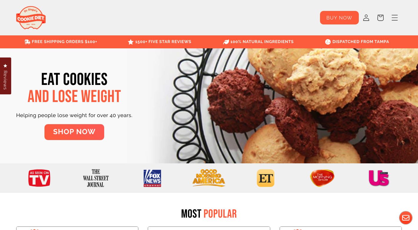 Cookie Diet Website