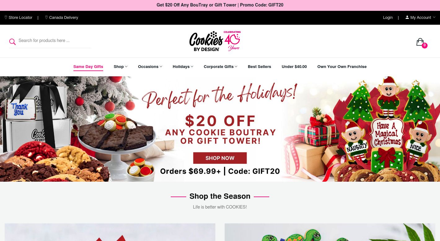 Cookies by Design Website