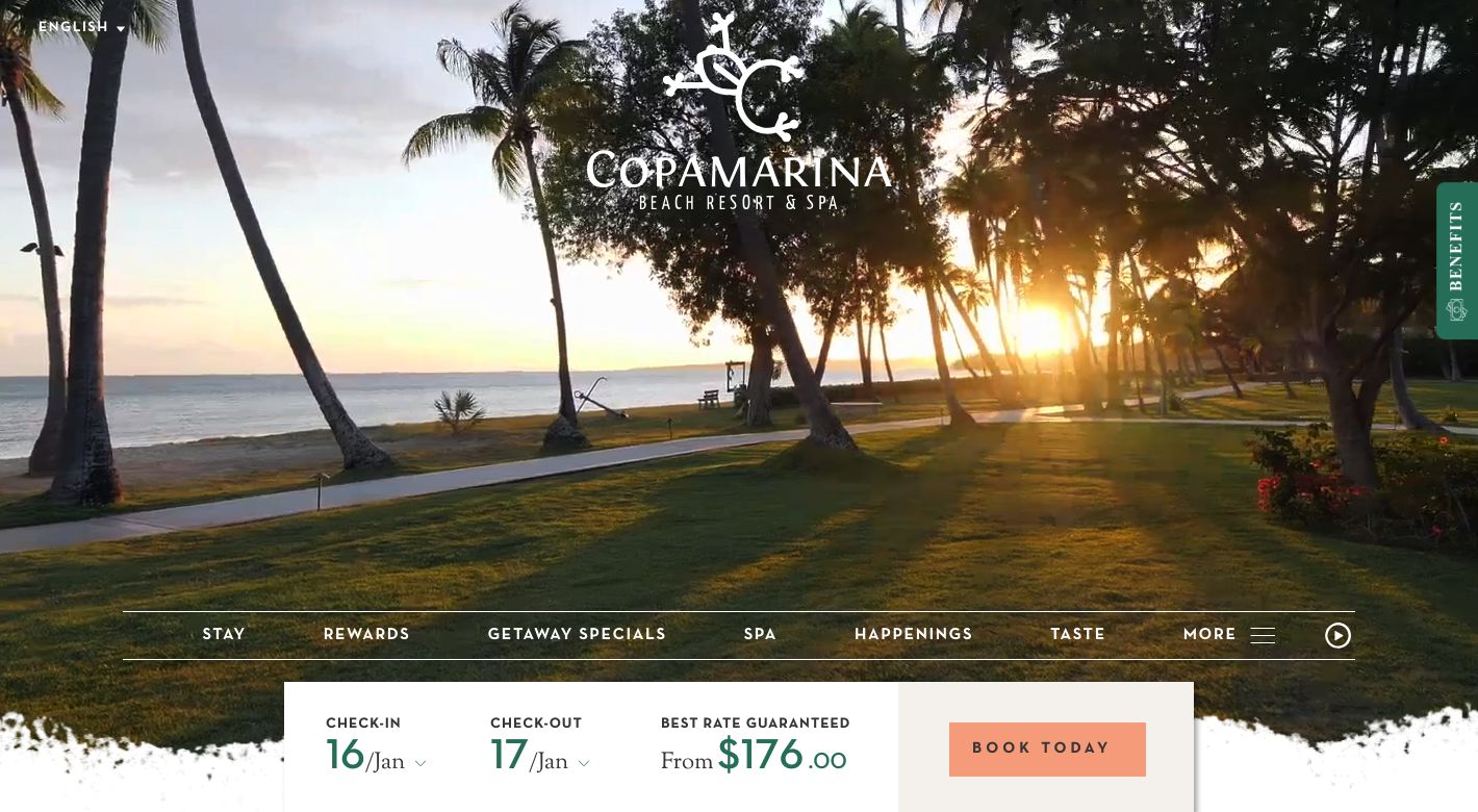 Copamarina Beach Resort & Spa Website