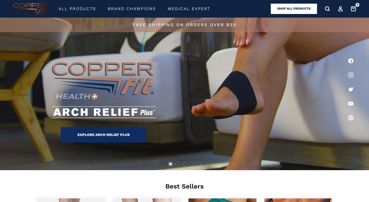 Copper Fit Website