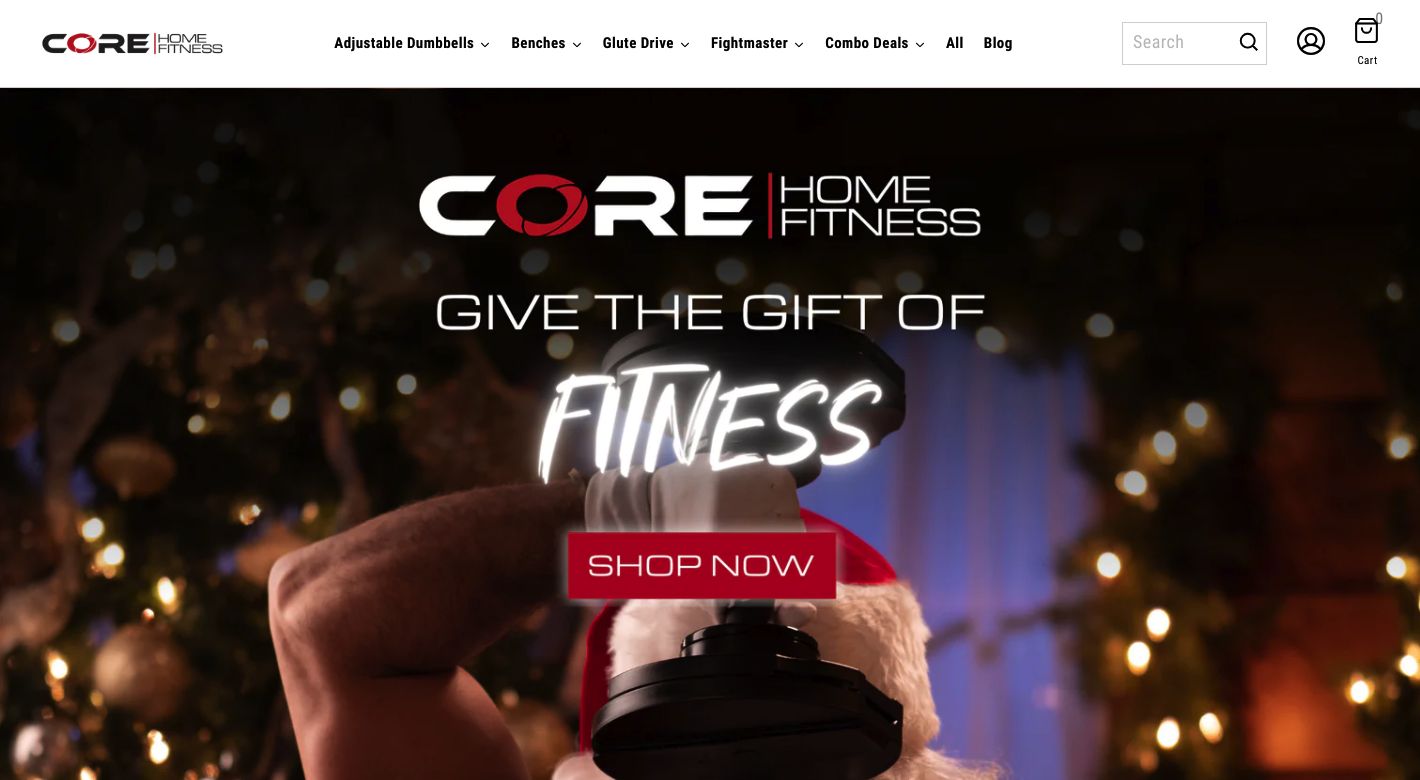 Core Home Fitness Website